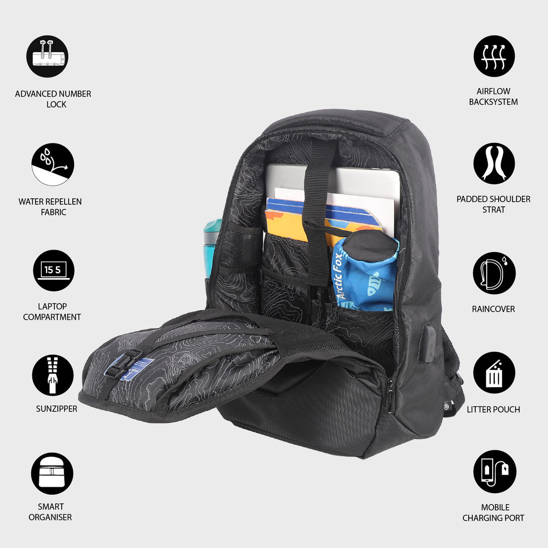 Arctic Fox Ranger Anti-theft Laptop Backpack