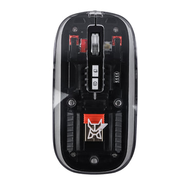 Arctic Fox CLEARVIEW Transparent Wireless and Bluetooth Rechargeable Mouse