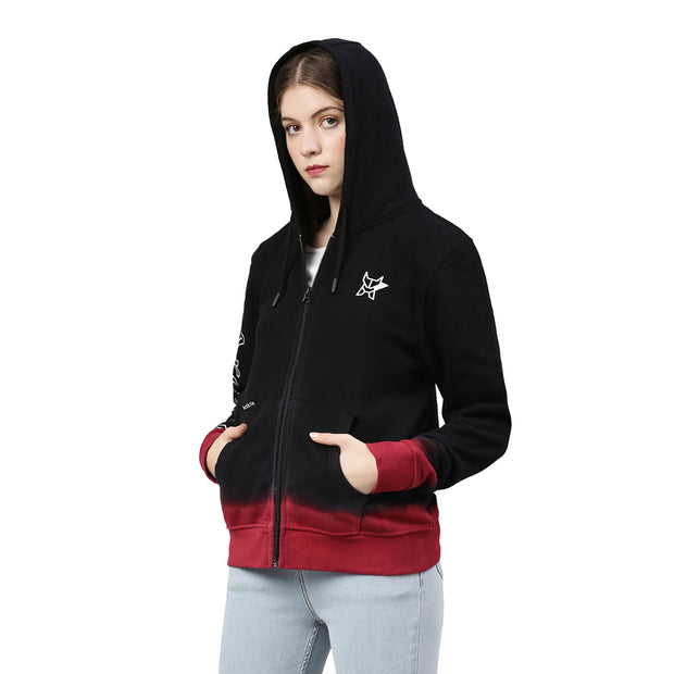New Arctic Fox Unisex Merlot Zipper Hoodies (sweatshirts) 4