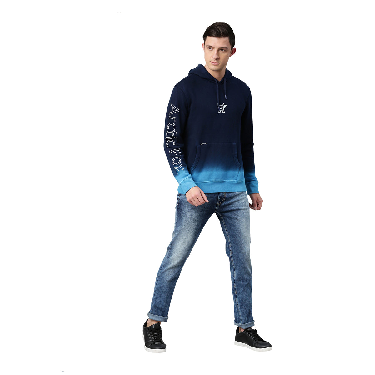 Cyan blue hoodie on sale