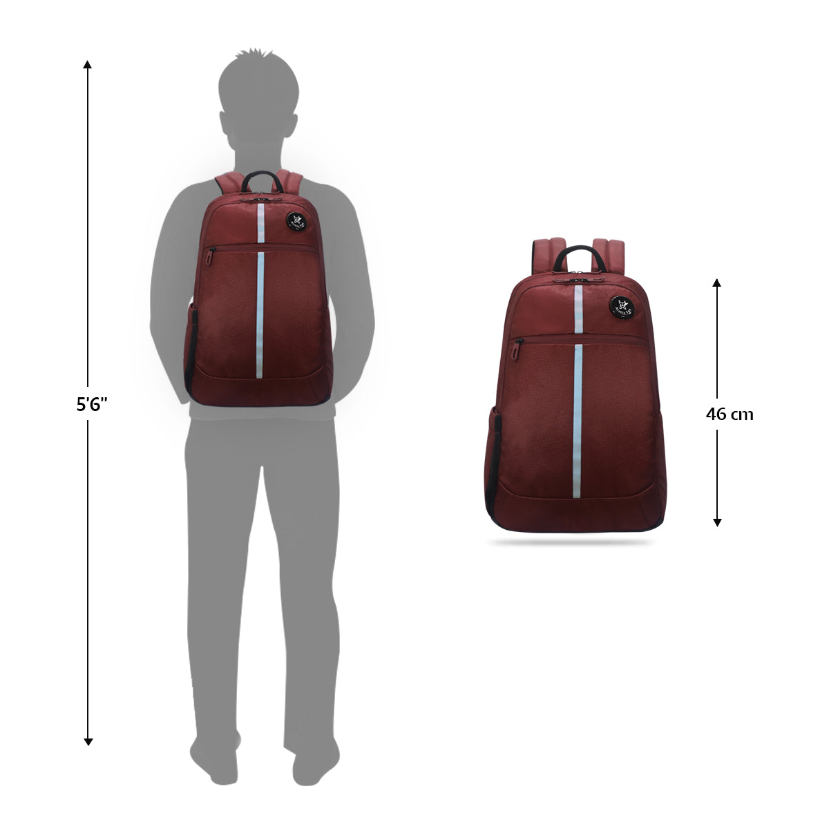 Arctic Fox Chrome Tawny Port Laptop bag and Backpack