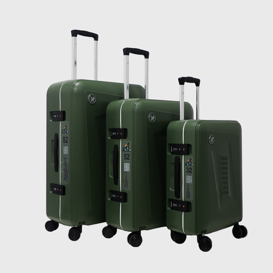 Arctic Fox Elite Armor Hard-side check-in luggage/Suitcase/Trolley Bag (Olive).