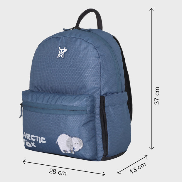 Arctic Fox Zoo Dark Denim School Backpack for Boys and Girls