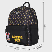 Arctic Fox Bunny Yellow School Backpack for Boys and Girls