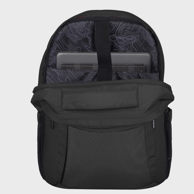 Arctic Fox Smooth Black Laptop Backpack