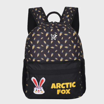 Arctic Fox Bunny Yellow School Backpack for Boys and Girls