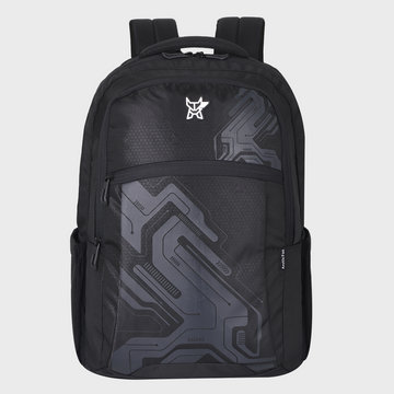 Arctic Fox Cyber Smooth Black Laptop Backpack