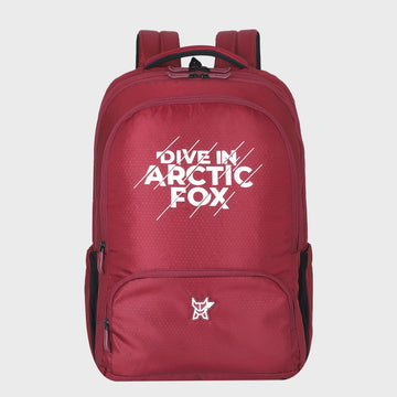 Arctic Fox Hood Tawny Port Laptop Backpack