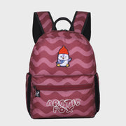 Arctic Fox Frost Tawny Port School Backpack for Boys and Girls