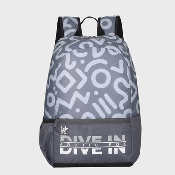 Arctic Fox Stencil Castel Rock School Backpack for Boys and Girls