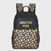Arctic Fox Lion Cub Black School Backpack for Boys and Girls