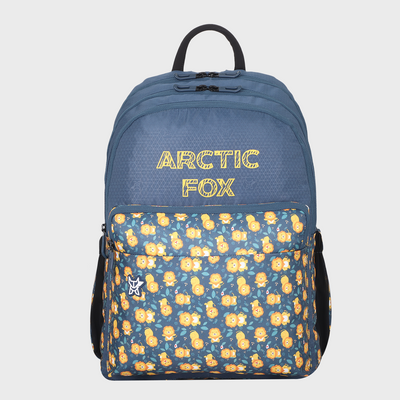 Arctic Fox Lion Cub Dark Denim School Backpack for Boys and Girls