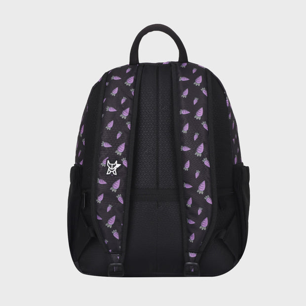 Arctic Fox Bunny Purple School Backpack for Boys and Girls