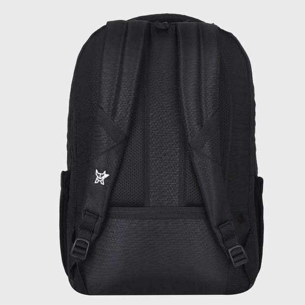 Arctic Fox Smooth Black Laptop Backpack