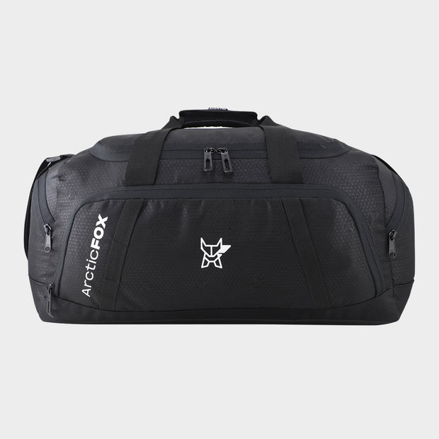 Arctic Fox Snap Black Travel Duffle Bag