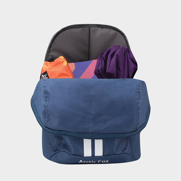 Arctic Fox Go Dark Denim School Backpack for Boys and Girls