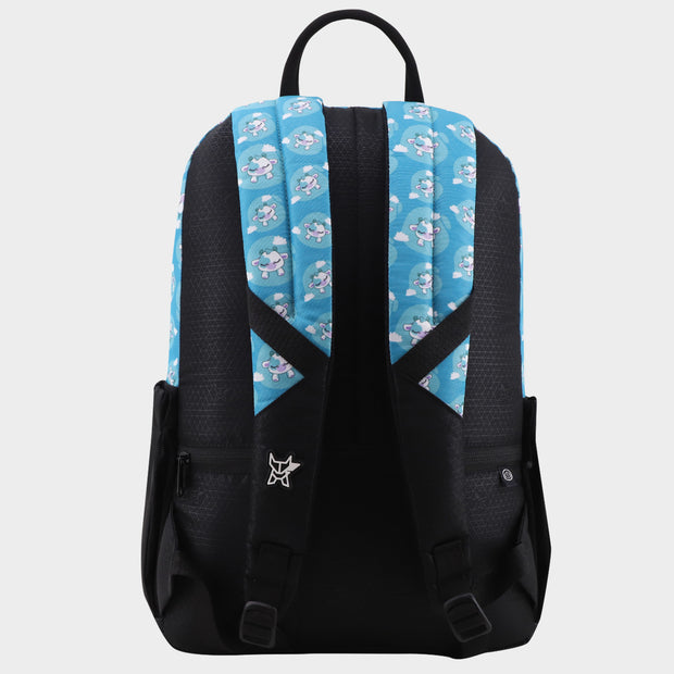 Arctic Fox Silly Calf Blue School Backpack for Boys and Girls