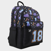Arctic Fox Saurus Purple School Backpack for Boys and Girls