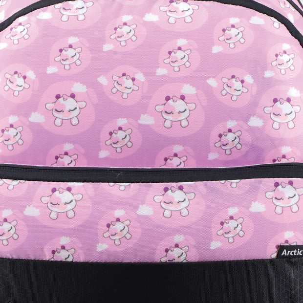 Arctic Fox Silly Calf Pink School Backpack for Boys and Girls