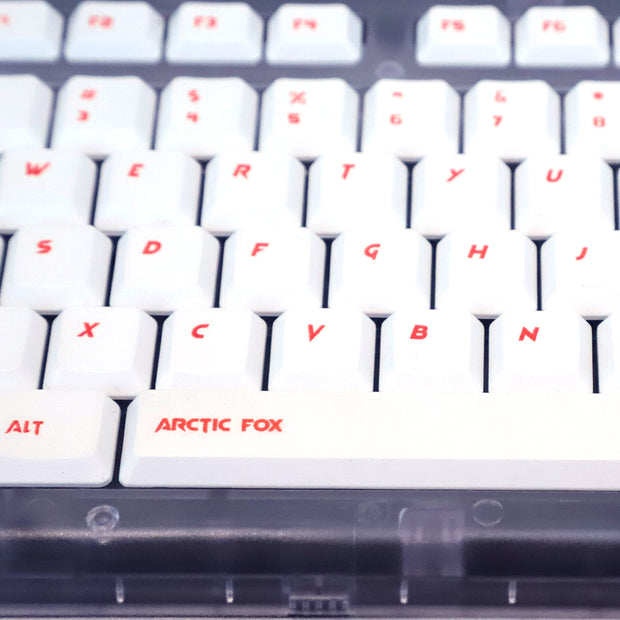 New Arctic Fox Crystal Wired Keyboard