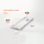 New Arctic Fox Gaming Mouse and Wired Keyboard Combo