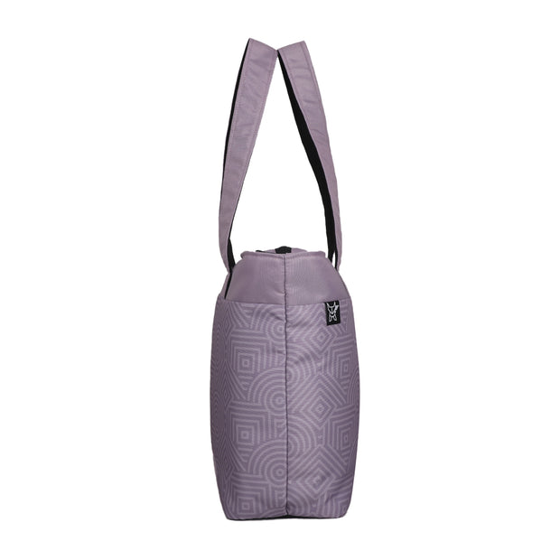 Arctic Fox Lattice Laptop Tote Bag For Women (Sea Fog)